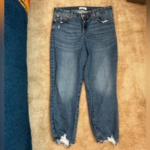 Denizen stretch high waisted boyfriend jeans